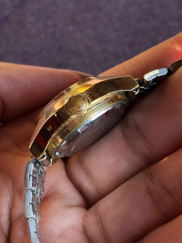 Relogio Antigo Feminino Automatico Orient Usado Dourado