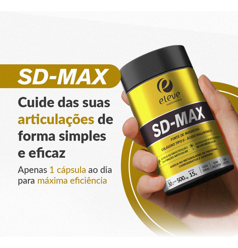 Ácido Hialurônico + Colágeno Tipo 2 C/ Magnésio Eleve Kit 3