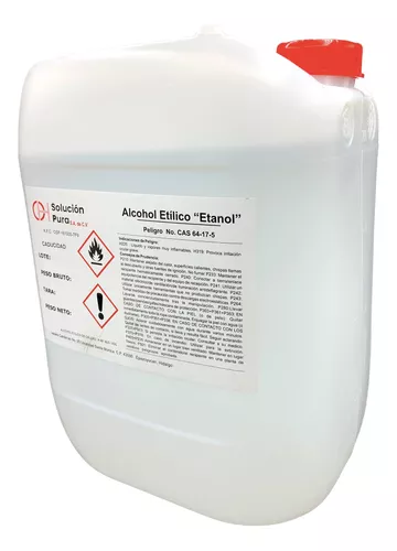 Alcohol Etilico 96 Potable Grado Alimenticio Galon 3.8 Lts