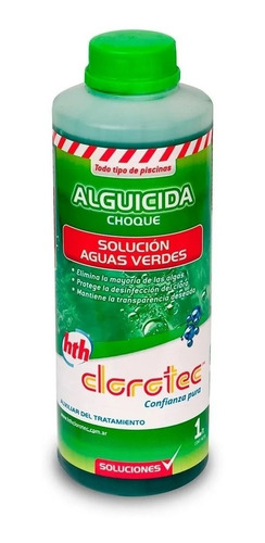 Alguicida Choque Piletas Piscinas 1 Lt Clorotec - Rex