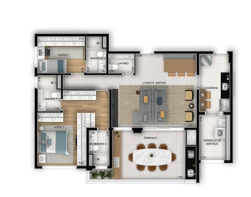 Imagem 26 de 30 de Apartamento À Venda No Bairro Jardim Prudência - São Paulo/sp - O-3955-10737