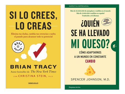 Si Lo Crees Lo Creas Tracy + Quién Se Ha Llevado Mi Queso