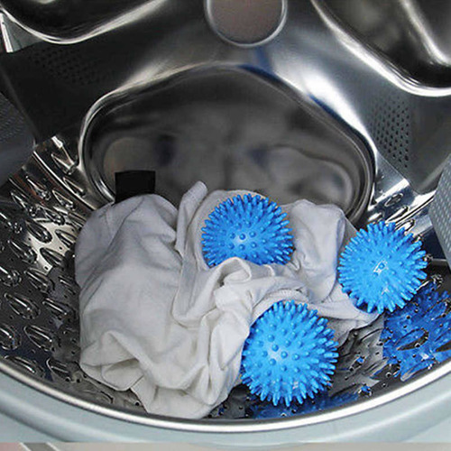 6 Esferas Lavar Secar Roupas Protege Tecido Fácil De Passar