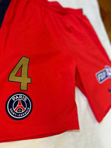 Short Psg Paris Saint Germain Utileria Copa De Francia (Usado)
