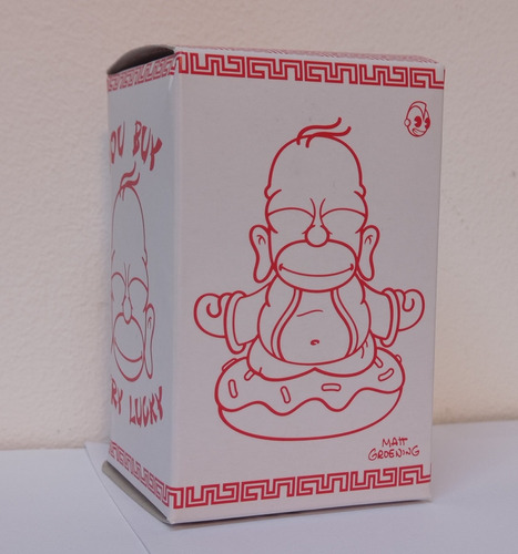 Golden Homer Buddha 2017 Caja Abierta Kidrobot Simpsons Buda
