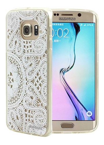 . Funda Prodigee Lace Para Samsung S6 Edge Blanca