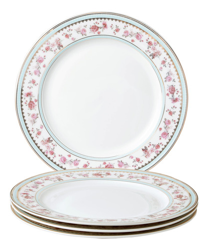 Gracie China By Coastline Imports Juego 4 Plato Postre Color