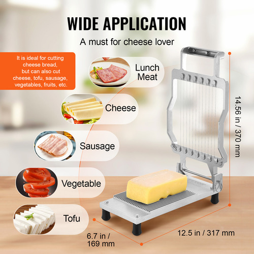 Vevor Cortador De Queso Con Alambre, Cuchilla Para Cocina