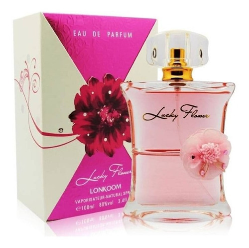 Perfume Lonkoom Lucky Flower Eau De Parfum Feminino - 100ml