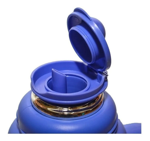 Termo Lumilagro Terra de vidrio 0.65L celeste