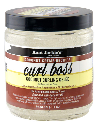 Gel Definidor Con Aceite De Coco Aunt Jackie's