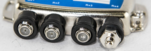 Imagen 3 de 5 de Divisor Splitter 4 Boca Multiswitch Satelite Full Hd X2 Htec