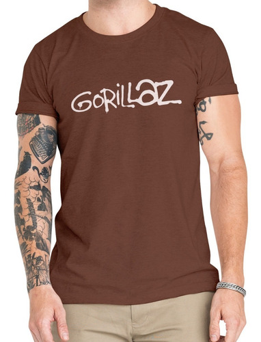 Polera Gorillaz Band Electronica Algodón Orgánico Mus42