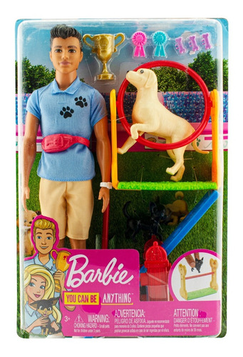Barbie Ken Adiestrador De Perros Careers Mattel
