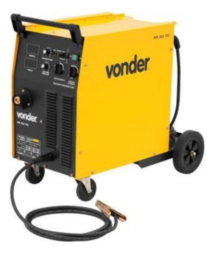 Máquina Para Solda Mig/mag, Mm 305 Trifásica Vonder Cor Amarelo Frequência 60Hz