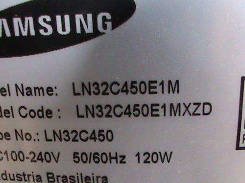 Kit Lãmpadas Tv Lcd Samsung Ln32c450e1m