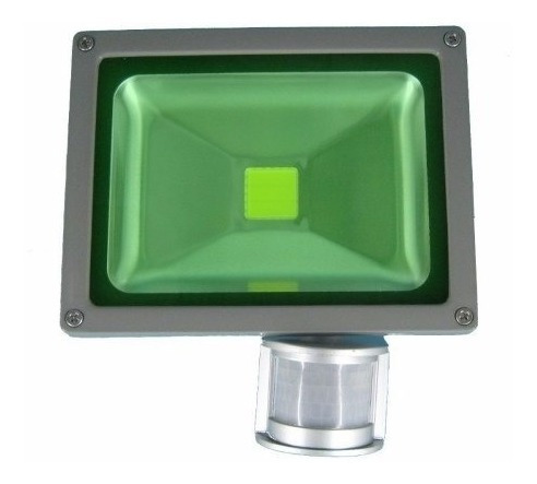 Foco Proyector De Area Led Rgb Color 20w Sensor Movimiento
