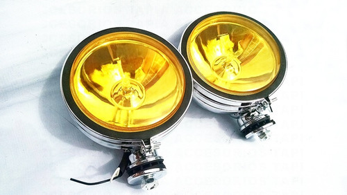 Faro Auxiliar Camioneta 4x4 Cromado Pick Up 5 PuLG Ambar