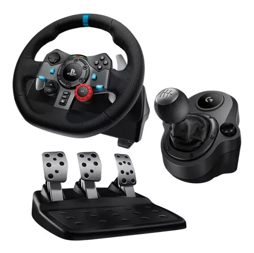 Volante Logitech G923 com pedal + Câmbio Driving Force Shifter para PS5 PS4  PS3 e pc em Promoção na Americanas