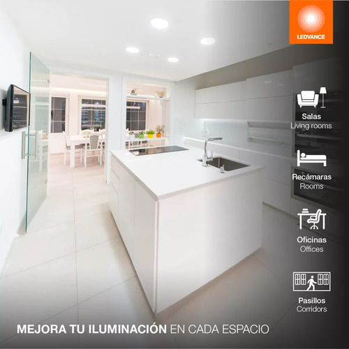 Lampara Panel Led Osram Ledvance Empotrable 12w