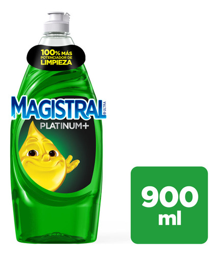 Detergente Liquido Magistral Platinum Plus 900ml