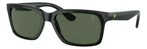 Ray-ban Rb4393-m F650/71 56 Ferrari Line Color Black Color Black Color Black Bod Color Black Lente Color Verde Diseño Rectangular