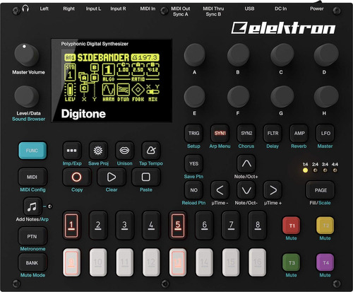 Elektron Dtn-1 Digitone - Sintetizador Digital De 8 Voces