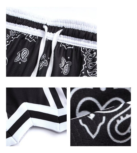 Pantalones Cortos Deportivos Holgados De Baloncesto De Moda