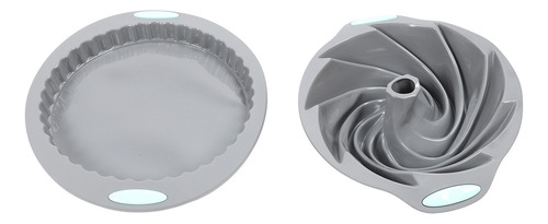 Molde Para Tartas Estriado De Silicona De Primera Calidad, V