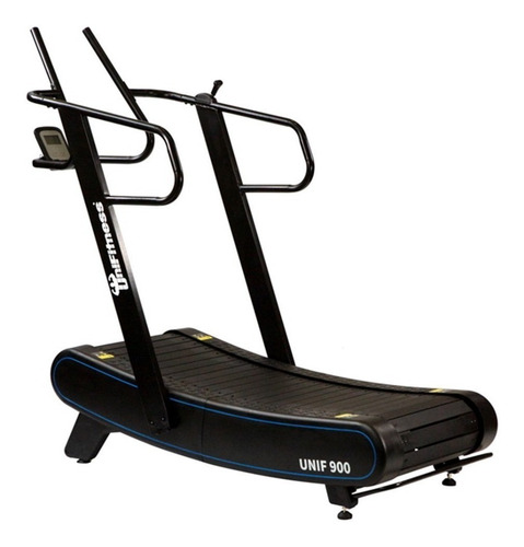 Imagen 1 de 4 de Caminadora mecánica UniFitness UNIF-900 negra