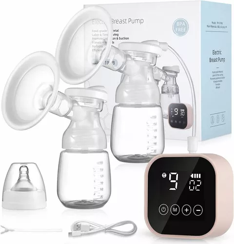 Extractor de Leche Materna Electrico con Pantalla Electric Breast Pumps  Double