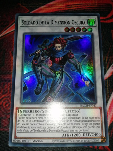 Soldado De La Dimensión Oscura Yu-gi-oh! Original Konami