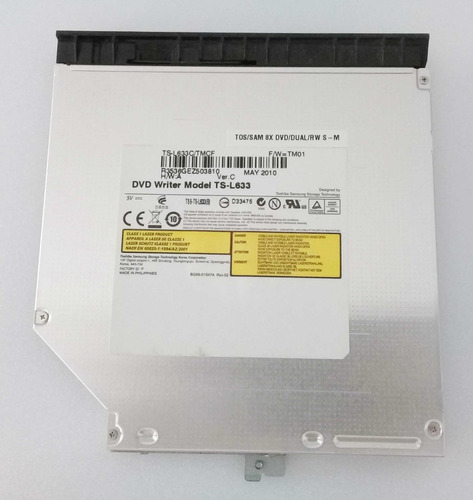 Imagem 1 de 2 de Gravador Dvd Notebook Positivo Sim+ Model Ts-l633