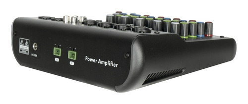 Consola Amplificada Gc Mini6 6 Canales Mezclador Potencia