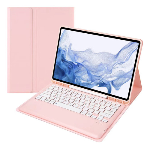 Funda Con Ñ Teclado Para Samsung Galaxy Tab S9 Fe/plus 12.4