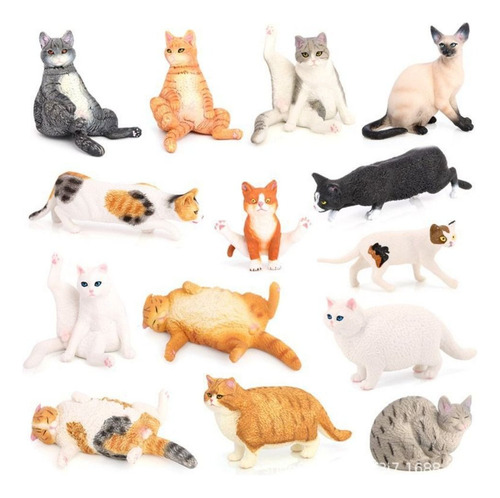 Figuras De Acción Simulation Cat Model Pvc Cat