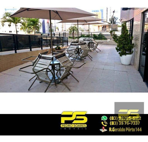 Apt. Alto Padrão C/ 4 Dormitórios À Venda, 203 M² Por R$ 840.000 - Manaíra - João Pessoa/pb - Ap1957