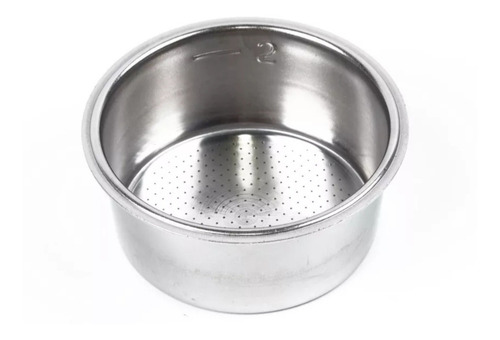 Filtro De 51mm Acero Inox P/2 Tazas Cafeteras Krups Delonghi