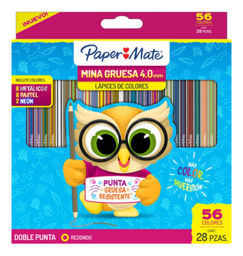 Paper Mate® Lápices De Colores, 56 Lápices De Colores