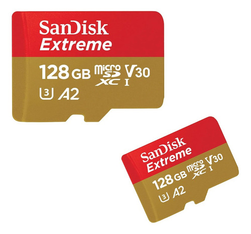 Sandisk 128gb A2 Microsdxc  Class 10 Extreme Camaras 4k