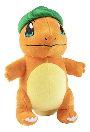 Pokémon - Juguete De Peluche Charmander Navideño De 8 Pulgad