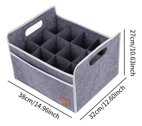 Caja Para Guardar 12 Botellas De Vino, Con Asa, Para