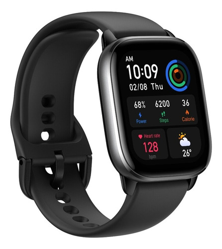 Reloj Inteligente Amazfit Gts 4 Mini Smartwatch Negro Color De La Caja Aluminio/negro