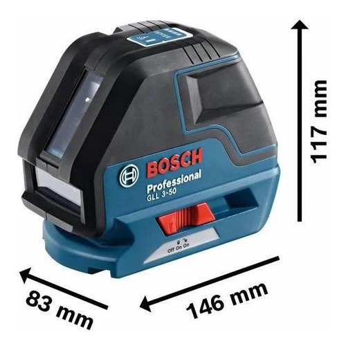 Nivel láser de líneas Bosch GLL 3-50 10m