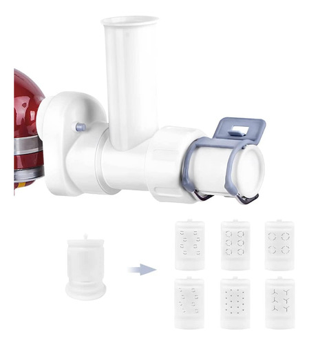 Accesorio Pasta Batidora 6 Formas Salida Cocina Mixer Kit