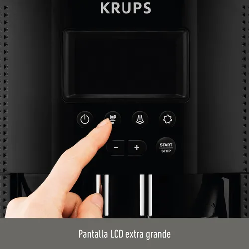 Cafetera Espresso Full Auto Display Blanca + Lechero Krups