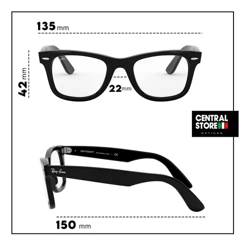 Anteojos Lentes De Lectura Ray Ban Wayfarer Rb4340 2000 Env o gratis