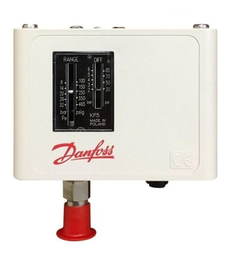 Presostato De Alta Danfoss Kp-5 Manual Flare /   060-117166