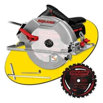 Comprar Sierra Circular Madera Skil 5402 1400w + Disco Electrica Cierra Ingletadora De Mano Carpinteria Carpintero Skill Manual