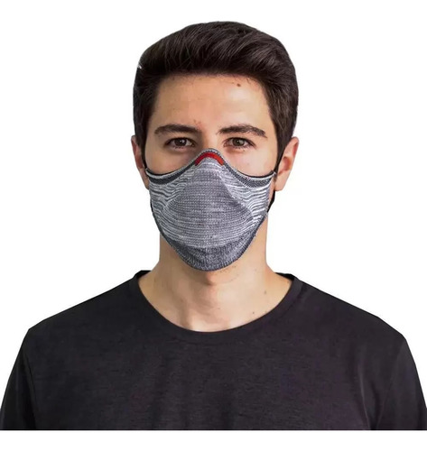 Kit Máscara Fiber Knit Air + 30 Filtros De Proteção + Suport